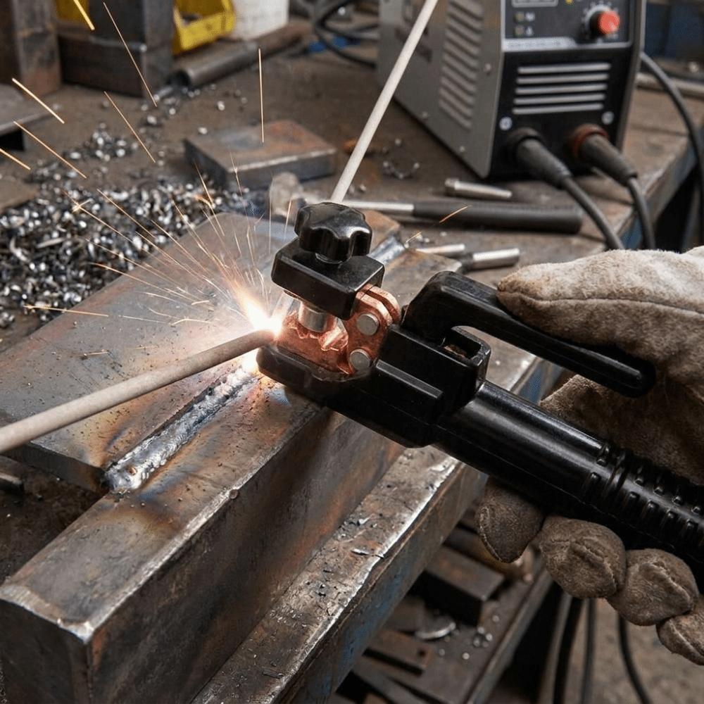 Great Electrical Conductivity Full Copper Welding Clamp  Welding Work