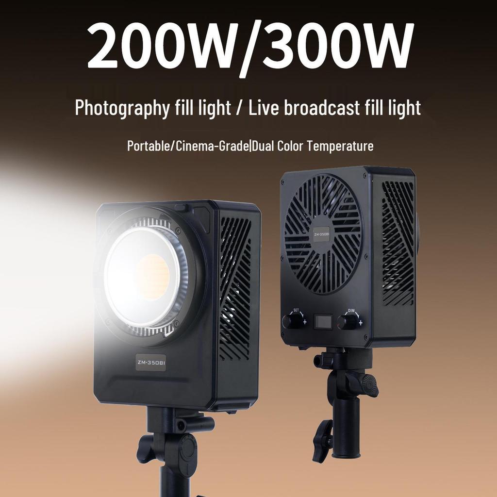 ZM-350Bi 300W Soft Light Lamp for Live Streaming & Portrait Photography