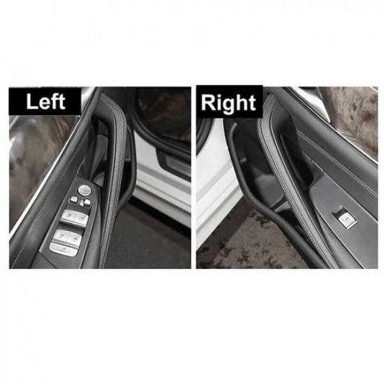 2 st Svarta Innerdörrshandtag Draghandtagsskydd För 2018- BMW G30 G31 520 530 540 550