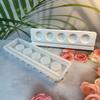 Long Candle Holder Molds Five Hole Tealight Holder Molds Base Molds for DIY Craft Tealight Holder Home Decorations