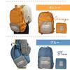 [Mitasu] Praktisch zu tragen Faltbarer, leichter Rucksack, 20L, blau, großes Fassungsvermögen, faltbar, umweltfreundlich, Reisetasche, Zweittasche, Handgepäck