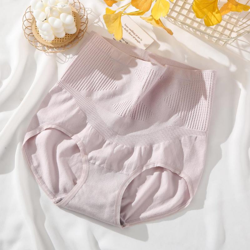 Female Spring and Autumn Sexy Thread Protection Palace Abdominal Girdle Waist Shaping High Waist Triangle Briefs