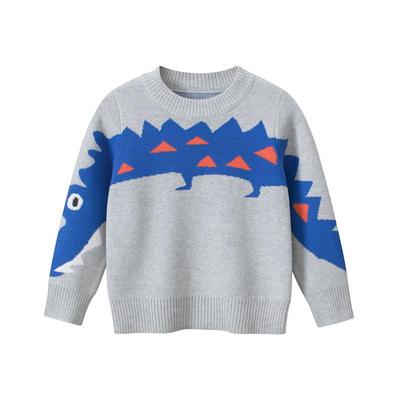 27kids Wiosna 2025 Dziecięcy Sweter z Kreskówką - Kolekcja Ubranek Niemowlęcych Chłopięcych
