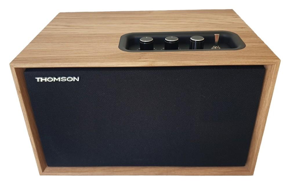 Thomson WS302 - Holz-Bluetooth-Lautsprecher, Thomson