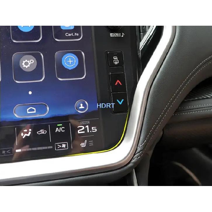 Tempered GLass Screen Protector Interiors film For Subaru Outback  Car Styling radio gps navigation screen protector