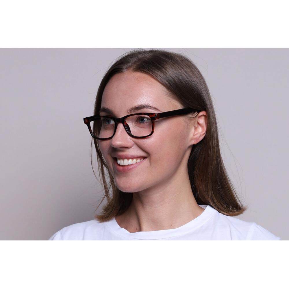 Full Rim Rectangle Tortoise Smartbuy Collection Quinn  Cp156a Fashion Unisex Eyeglasses