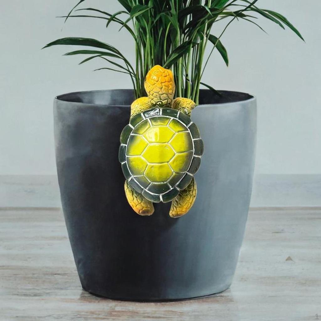 Flower Pot Holder with Sea Turtle Design for Garden Decoration