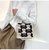 Women 'S Bear Linen Handbag Japanese Style Shoulder Bag Student Shoulder Bag