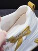 Fashion GKTINOO Mesh Height Increasing Shoes Women's 2025 Summer New Casual Thick Soled Microfiber Chunky Sneakers Platform Wedge Shoes