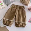 Sommer Baby Mädchen Lockere Freizeithose Modische Kinder Laternenhose Fünfviertelhose