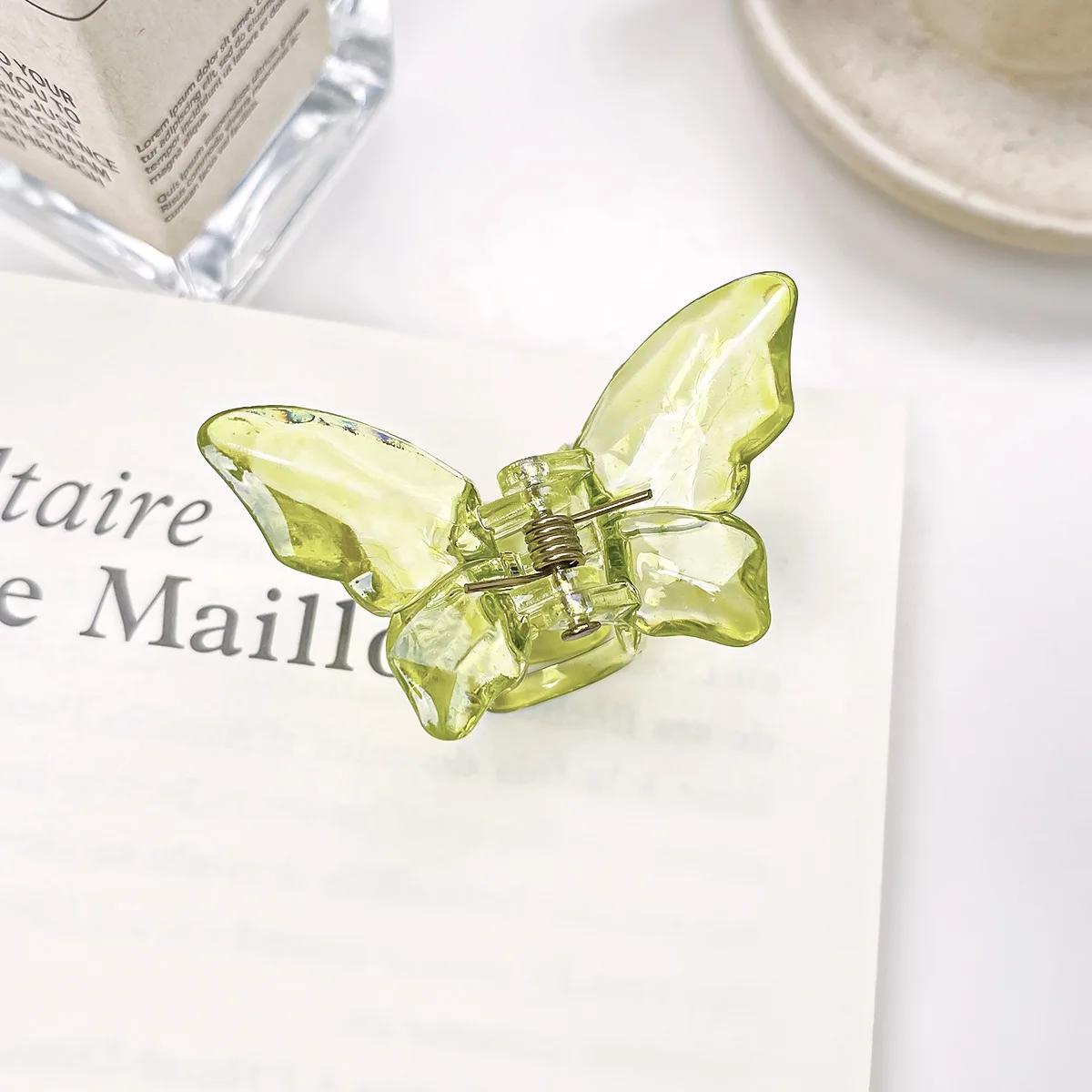 

Твердые желеобразные прозрачные маленькие мини-заколки-крабики для волос для женщин и девочек, элегантные заколки, повязка на голову, модные аксессуары для волос