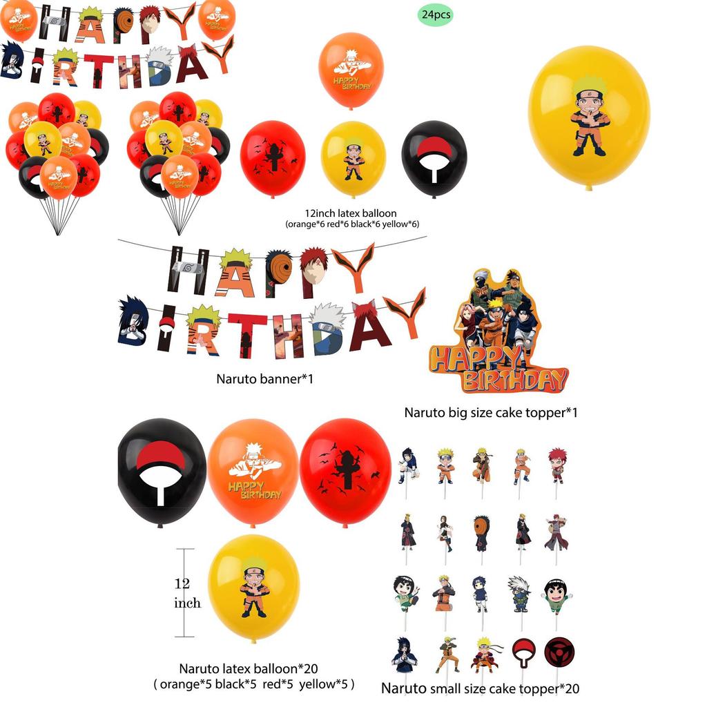 Brighten Up Your Party With Naruto Anime Themed Party Decorations