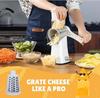 2025Nowy 3w1 Wielofunkcyjny Krajalnica do Warzyw i Siekacz do Żywności Ręczna Kuchenna Krajalnica z 3 Ostrzami do Ziemniaków Czosnku Sera Szatkownica