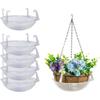 Round Plant Pot Stand With Hide Water Drainage Shatterproofed Plastic Hanging Tray Gardening Accessory