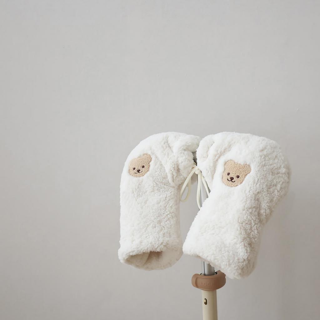 Non-Toxic Children'S Bicycle Gloves Children'S Outdoor Sports Mittens Cartoon Printed Hands Warmer Scooter Gloves For Winter