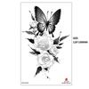 Black Butterfly Owl Sunflower Set Water Transfer Simulation Temporary Tattoo Sticker