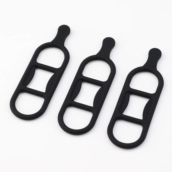 5Pcs Bicycle Headlight Silicone Strap Universal Mountain Road Bicycle Handlebar Light Flashlight Computer Band Mount Holder Bike Accessories