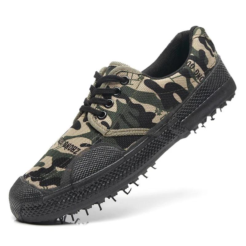 Liberation Military Training Shoes, Wear-resistant, Breathable, Anti Slip Rubber Shoes, Construction Site Labor Protection Shoes