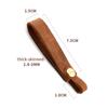 Leather Keychain Car Key Pendant Keyring