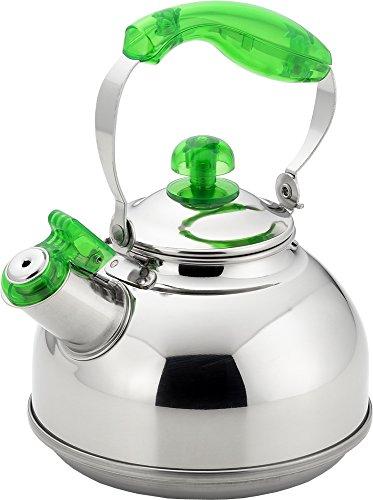 

Nudie Whistling Kettle, 1.5L, IH Compatible, Green, Made in Japan, 1214933