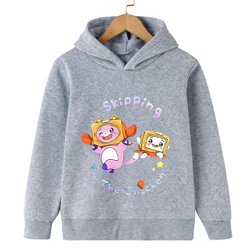 Spring Autumn Children Hoodie Cartoon Print Baby Boy Clothes Funny Streetwear Kids Clothes Girls Long Sleeve Sweatshirt Pullover