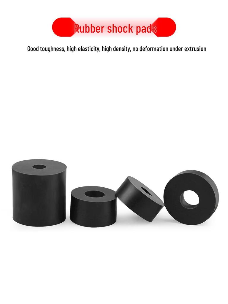 Round Shock-Absorbing Rubber Foot Pad for Air Conditioner