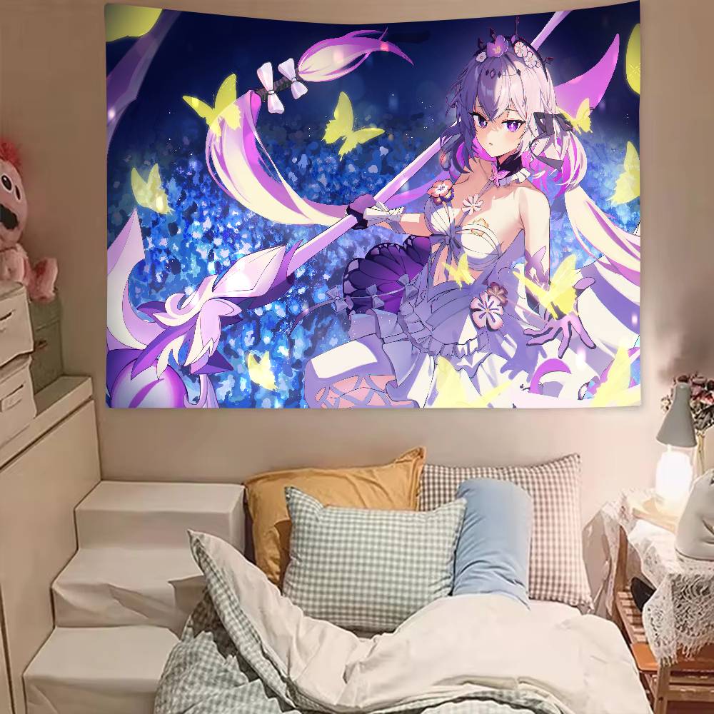 Pretty Hot Castorice Cool Honkai Star Rail Tapestry Popular Room Decoration Wall Tapestry Art Room Home Decor Wall Art Decor