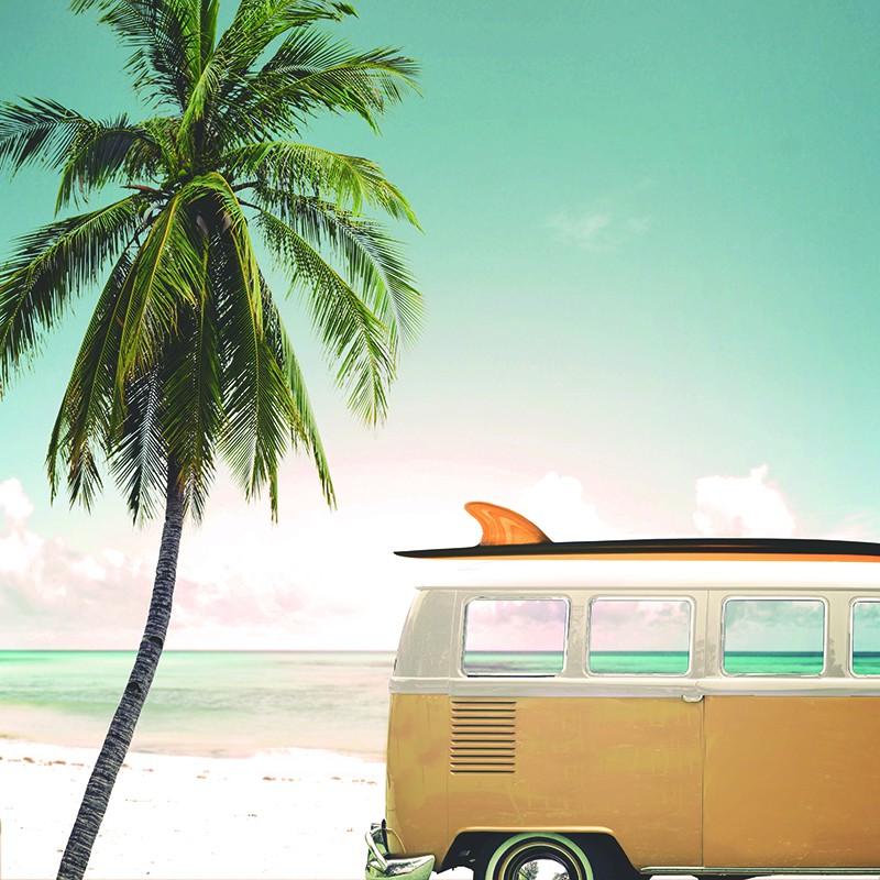 Домашний декор Гостиная Спальня Декор Привет Лето Пляжная вечеринка Настенный гобелен 100x75cm