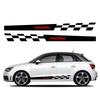 Car Racing Stripes Graphics Side Door Sticker Vinyl Decals Exterior Accessories For A1 8X GB GBA Sportback Quattro Ego Plus