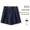 Sommer 2025 Damen-Jeansshorts mit hohem Bund: Locker, weit geschnitten, figurschmeichelnd, trendig