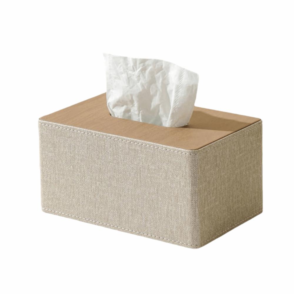 Sundry Box Leather Tissue Boxes Minimalist Multifunctional Paper Organizer Modern Nordic Luxury Napkin Holder Restaurant