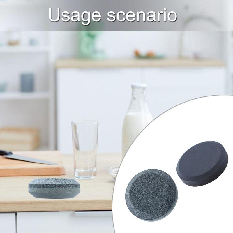 Double Side Abrasive Sharpener For Cutter Scissors Tool Ergonomic Round Design Durable Corundum & Silicon Carbide