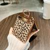 For Samsung Galaxy Z Flip7 FE 5G/Z Flip6 5G Case Leopard Pattern Ring Holder Rhinestone Hard PC Phone Cover