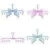 Stylish Plastic Pants Hanger With 24 Clips For Closet Organization And Space Saving