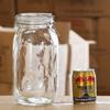 Round Glass Sealed Jar with Stainless Steel Clasp for Food Storage