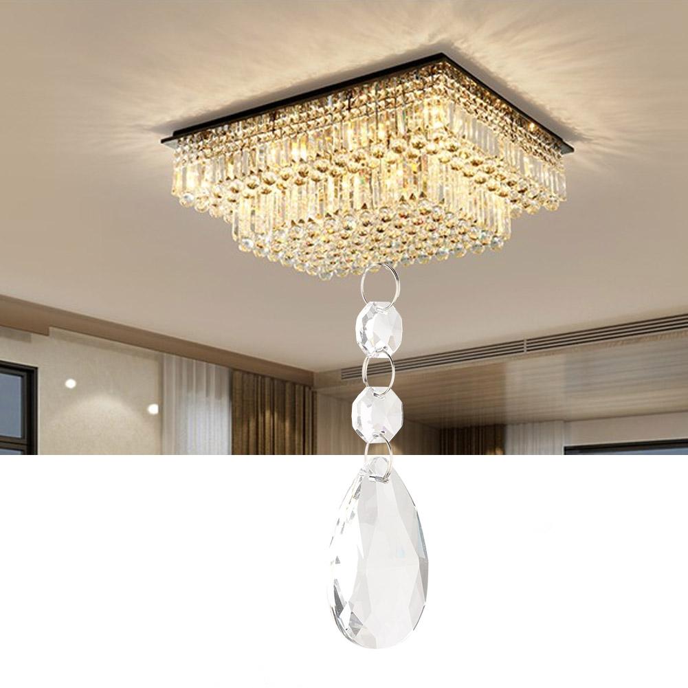 1Pcs Transparent Crystal Glass Hanging Strings Craft Decoration Accessories(#2)