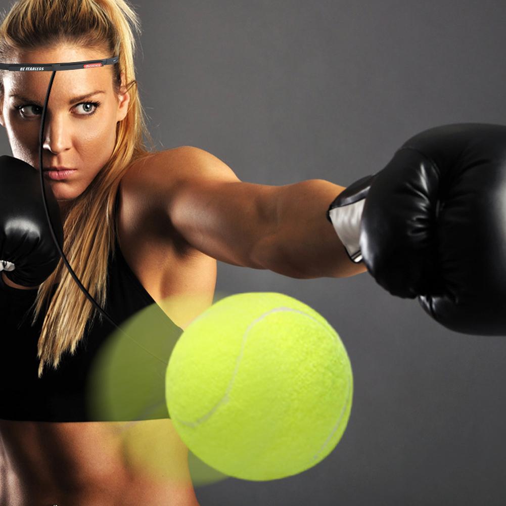 MMA Boxing Speed Ball Hand Eye Reaction Training Boxing Reflex Ball Set Boxing Ball with Headband for Boxing MMA and Krav Mega China Mainland