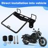 Ac29-Motorcycle Luggage Rack Saddlebag Bracket Side Trunk Bag Support Mount Holder For Kawasaki ELIMINATOR 500 SE500 E500
