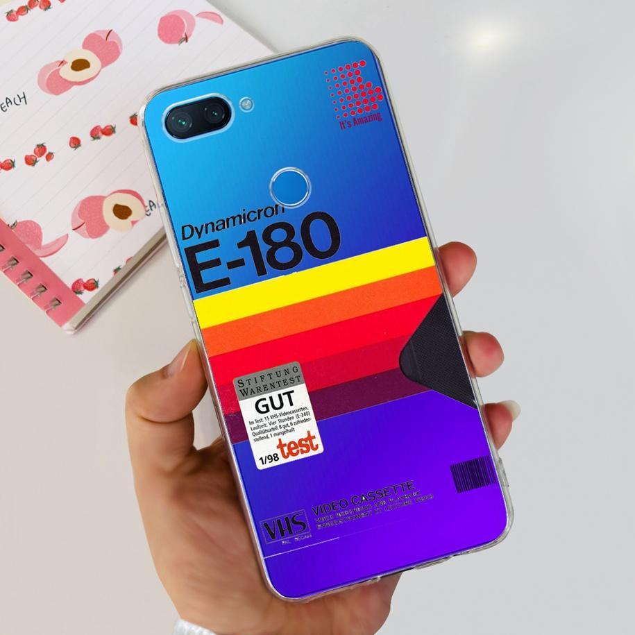 For Xiaomi Mi 8 Lite Case Fashion Soft Silicone Phone Case For Xiaomi Mi 8 SE / Mi 8 Pro Mi8 Lite Clear Tpu Cover Astronaut Capa