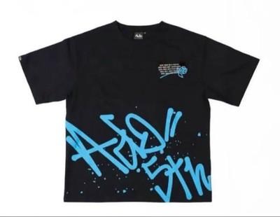 Ado 5th Typography T-shirt Size L Popup Store Tokyo Limited Blue FS Japan