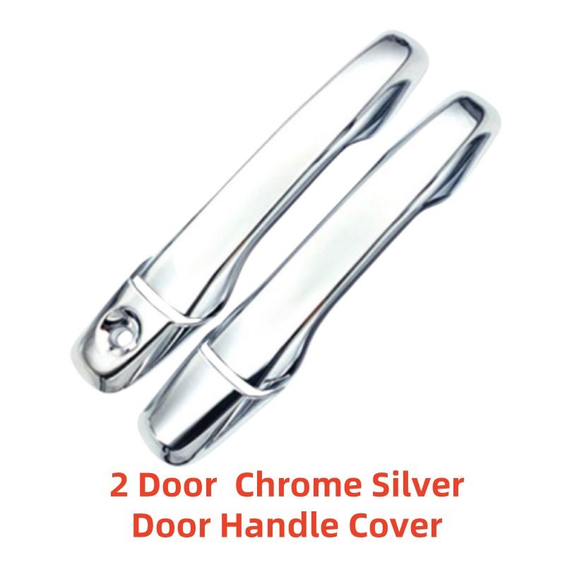 Carbon Car Accessory Door Handle Cover Trim Paste Style Chrome Silver For Ford Explorer 2011 2012 2013 2014 2015 2016 2017 2018
