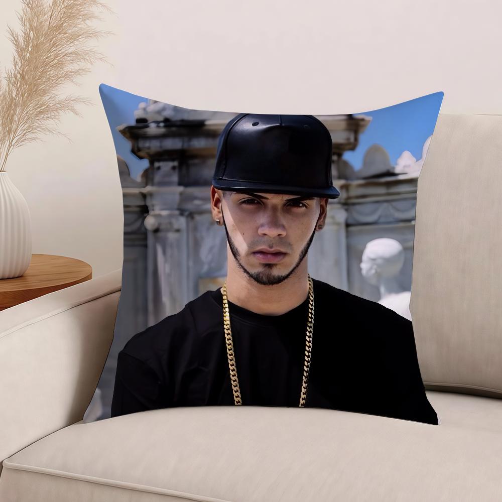 Rapper A-Anuel Aa Pillow Case Office Cushions Suitable For Sofa Car Bedroom Decorative Cushion Cover