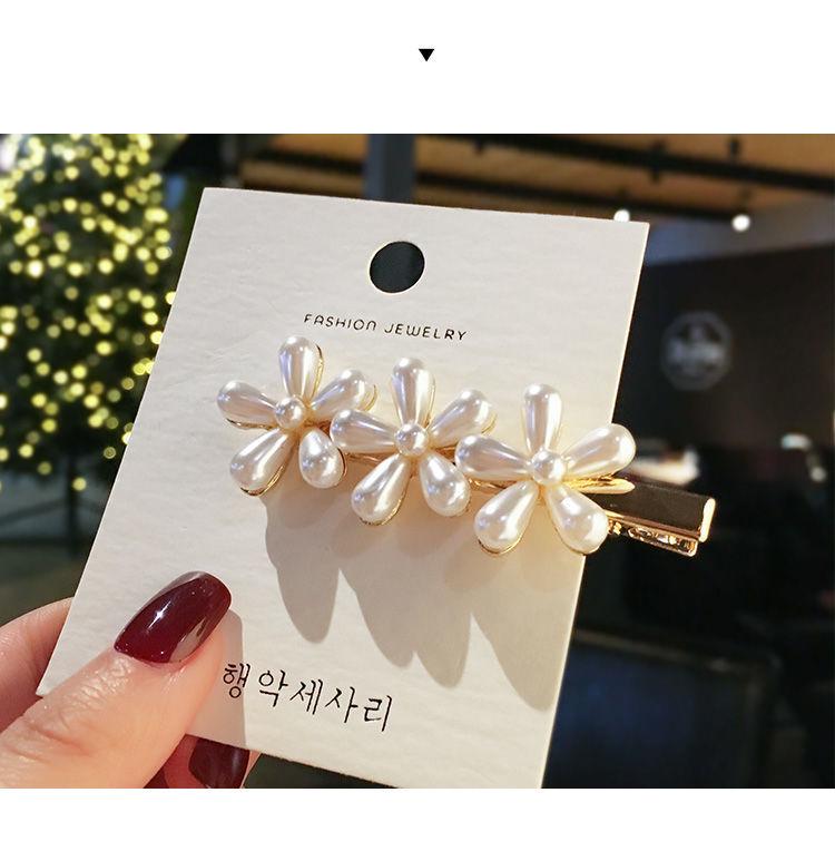 

Боковая клипса с жемчужным цветком: Шпилька для волос в японском и корейском стиле для женщин и студенток