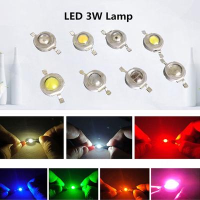 10Pcs/Set 3W LED High Power Super Bright Lamp Beads Night Light for Flashlight Stage Yard