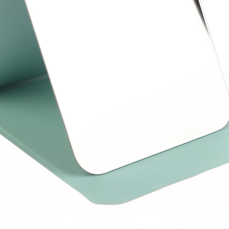 Desktop Makeup Mirror Pu Leather Portable Vanity Mirror Foldable Hand Mirror Compact Mirrors Cute Pocket Mirrors For Travel Tool