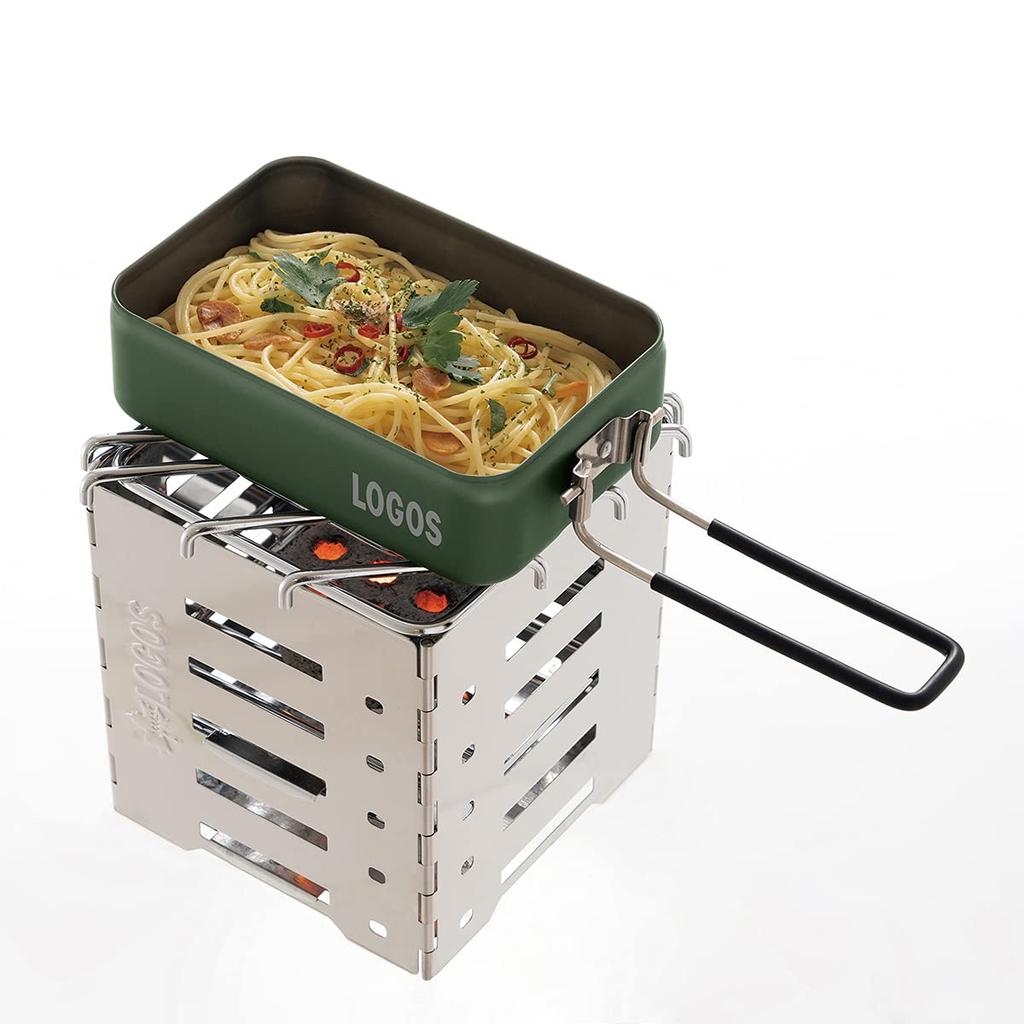 LOGOS Color Mess Kit (Green) 88230254 (approx.) Width 31.5 X Depth 11.5 X Height 5.5 Cm