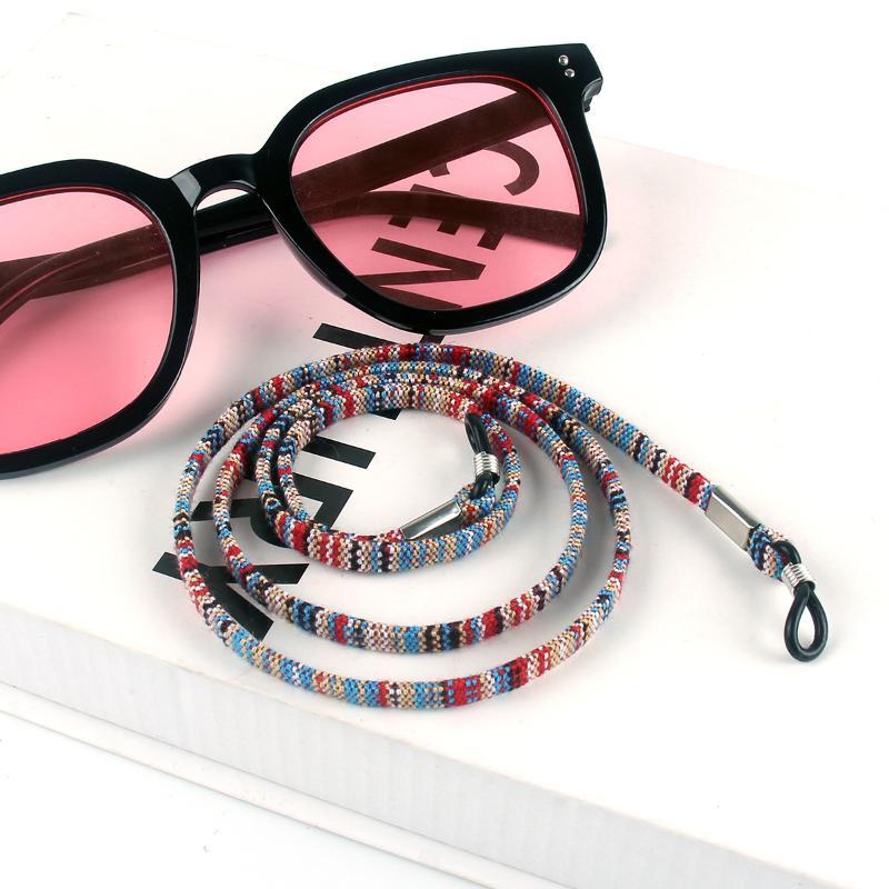 Boho Glasses Sunglasses Cotton Neck Strap High End Ethnic Rope Glasses Fixing Hanging Neck Chain Women Men Eyeglasses Straps
