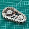 Rainbow EDC Gear Chain Fingertip Gyroscope Toys Metal Sprocket Flywheel Fidget Spinner for Adults Kids Anti Stress Roller