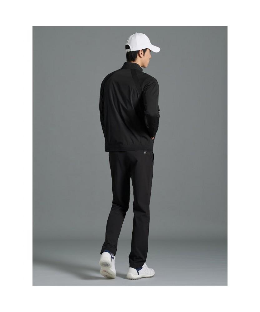 Beanpole Golf [B_Under] Men'S Knit Mix Hybrid Jumper - Black