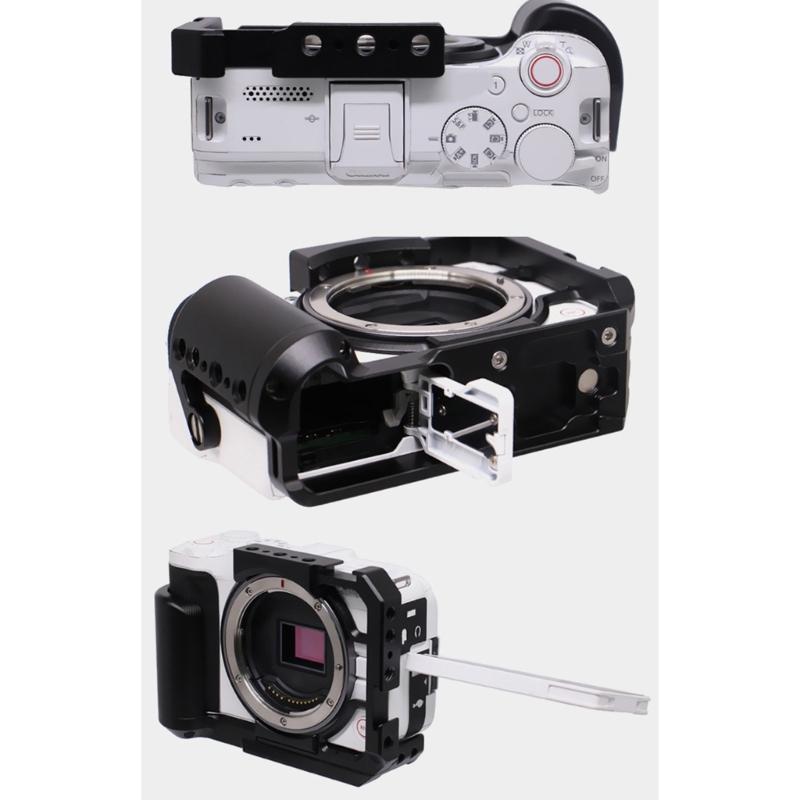 Full Camera Cage Rig Protective Frame Case for R50V DSLR Camera Expansion Stabilizer Video Film Movie Making Bracket